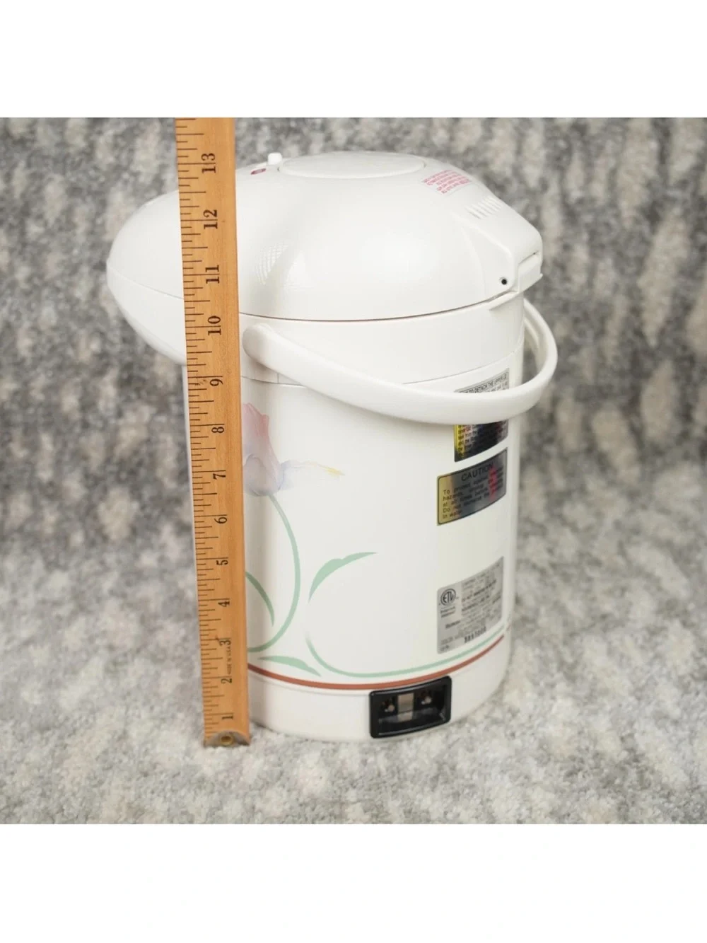 Zojirushi Micom Super Boiler 2.2L Model CW-PZC22 Floral Tested Working